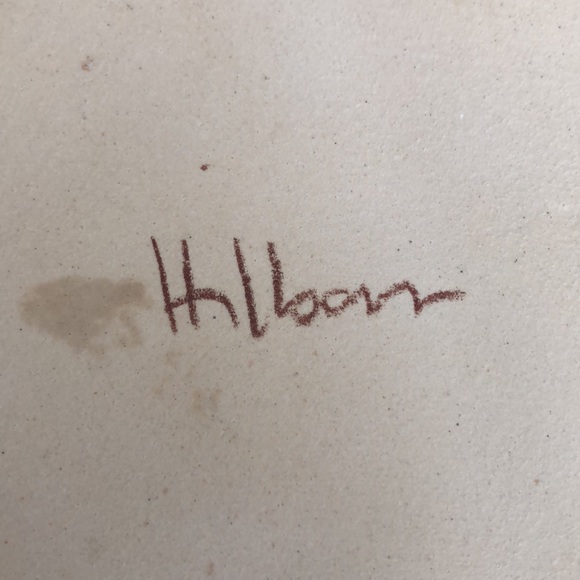 Signed Pottery Leaf Trinket Dish/Soap Dish Minimalist Style - Picture 12 of 15